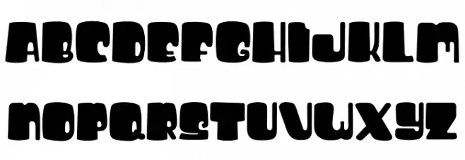 Bigfoot Demo Font Litere mari