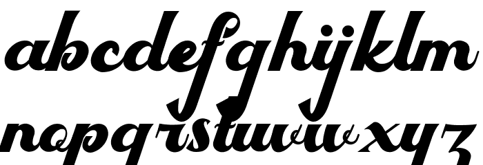 Bigfun Demo Font LOWERCASE