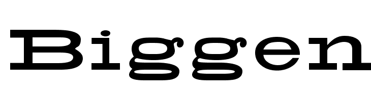 Biggen Font