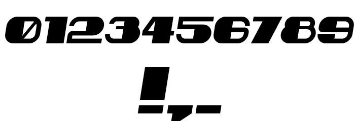 Bigger Book Italic Font OTHER CHARS