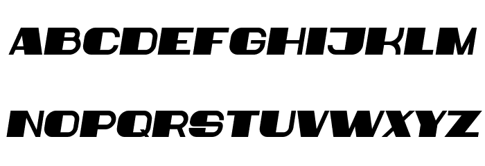 Bigger Book Italic Font LOWERCASE