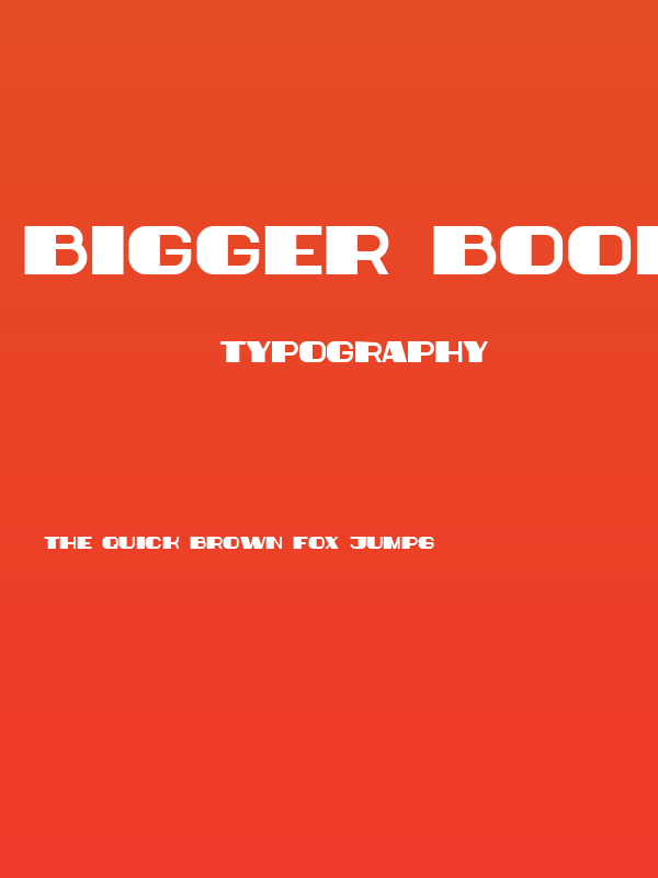 Bigger Book Regular Poster