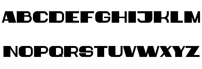 Bigger Book Regular Font LOWERCASE