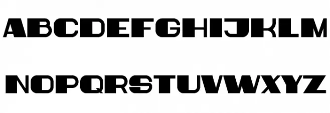 Bigger Book Regular Schriftart Kleinbuchstaben