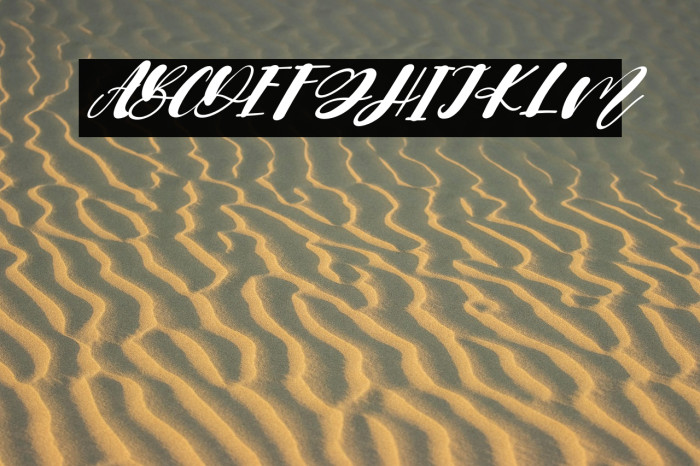 Bigger Italic Example 1