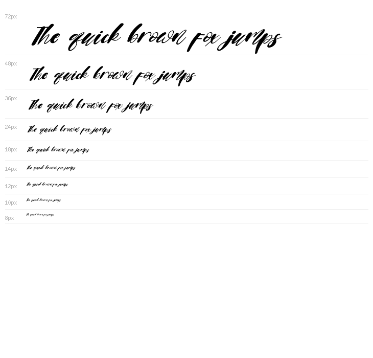 Bigger Italic Waterfall