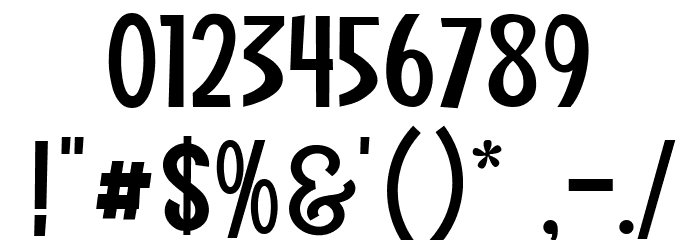Bigger Lemons Font OTHER CHARS