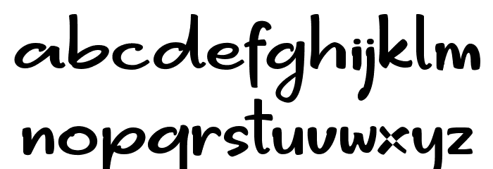 Bigger Love DEMO Regular Font LOWERCASE