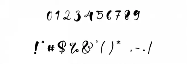 Bigger Font OTHER CHARS