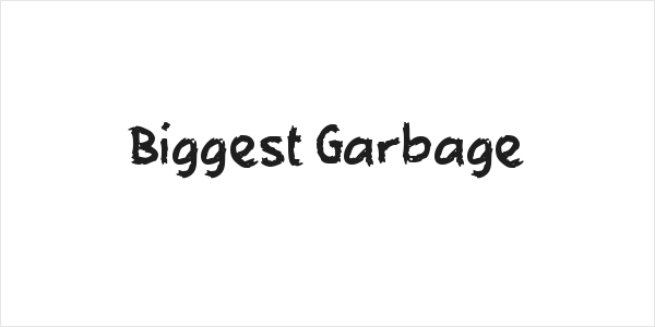 Biggest Garbage Logo