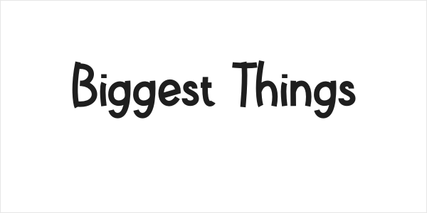 Biggest Things Logo