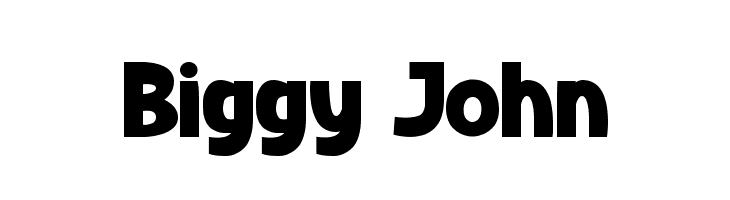 Biggy John  baixar fontes gratis