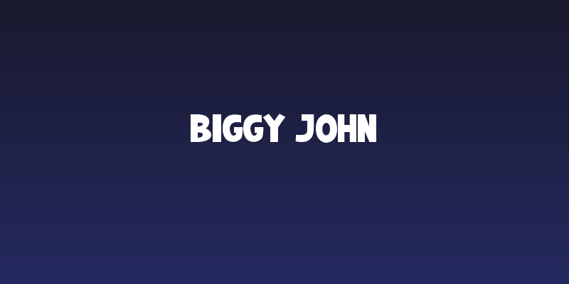 Biggy John Social Header