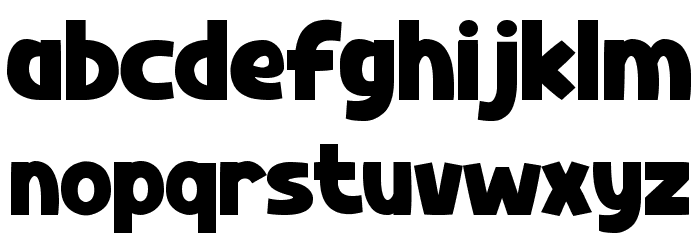 Biggy John Font LOWERCASE