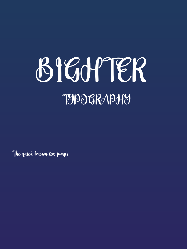 Bighter Poster
