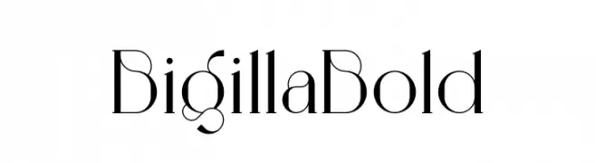 Bigilla Bold  フリーフォントのダウンロード