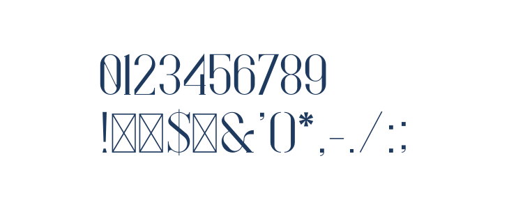 Bigilla Bold Other Characters