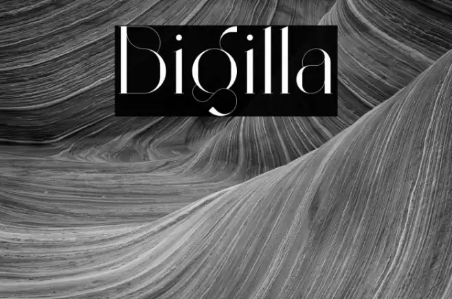 Bigilla Font examples