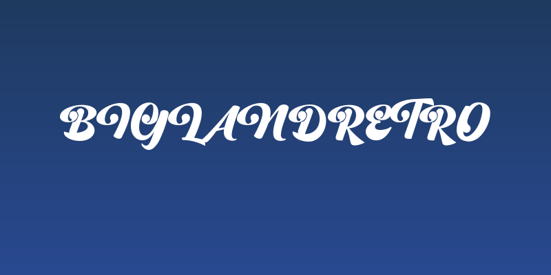 BiglandRetro Social Header