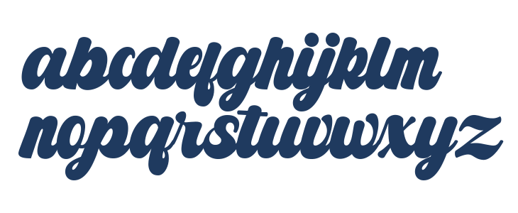 BiglandRetro Lowercase