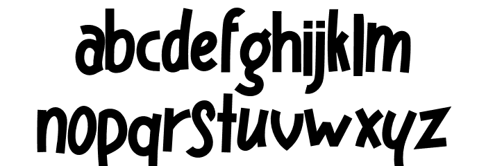 Bigloss Regular Font LOWERCASE