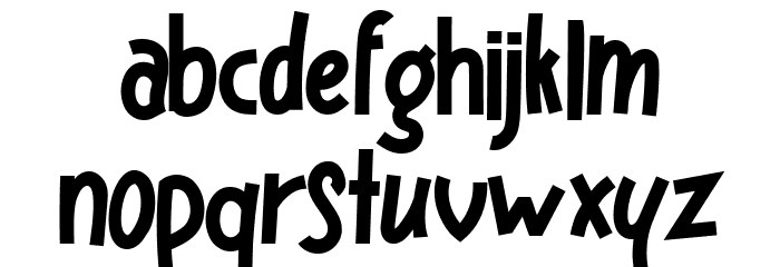 Bigloss Regular Font LOWERCASE