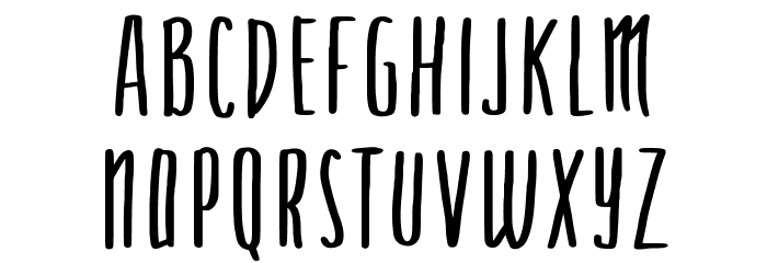 Bigmall Font LOWERCASE