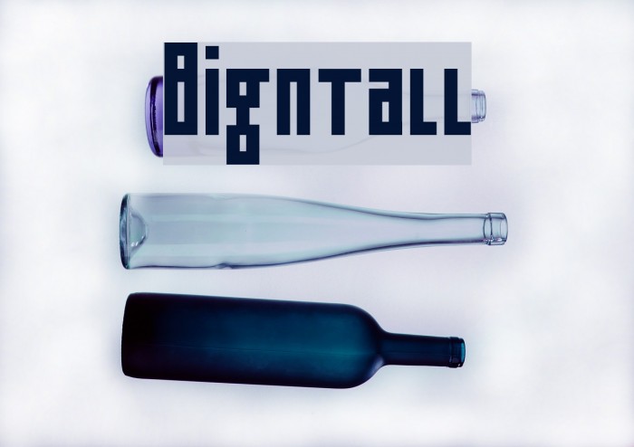 Bigntall Font examples