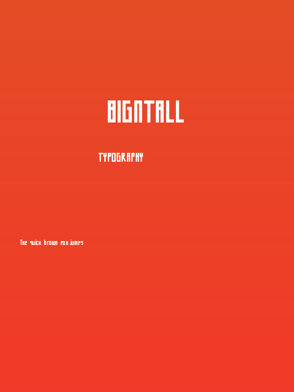 Bigntall Poster