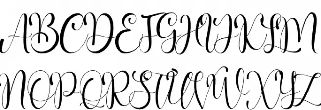 Bigola Schriftart Groß
