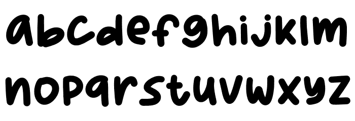 Bigolive Font LOWERCASE