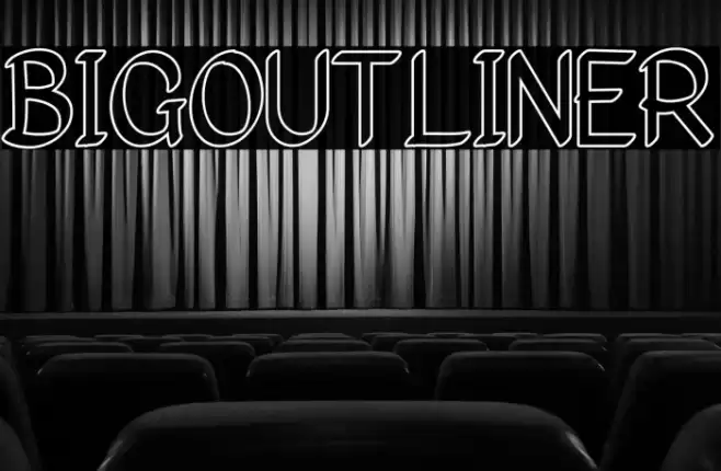 Bigoutliner Schriftart examples