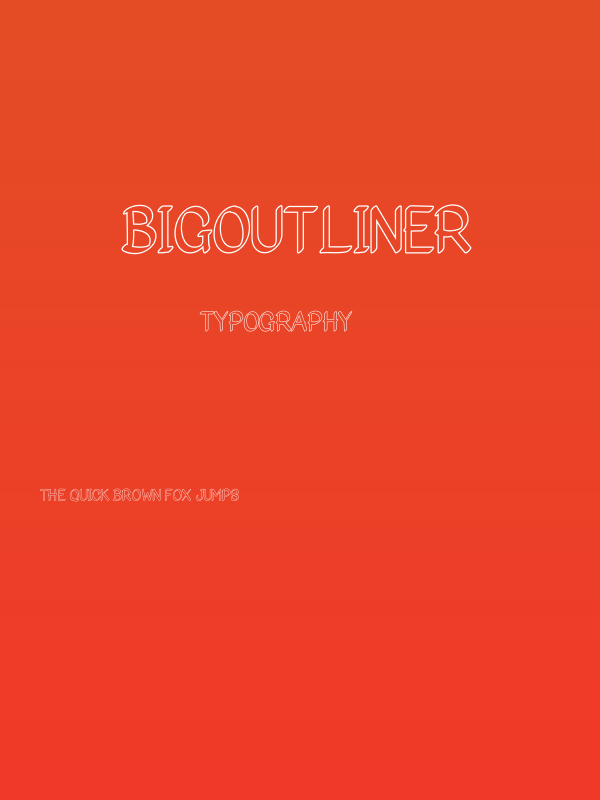 Bigoutliner Poster
