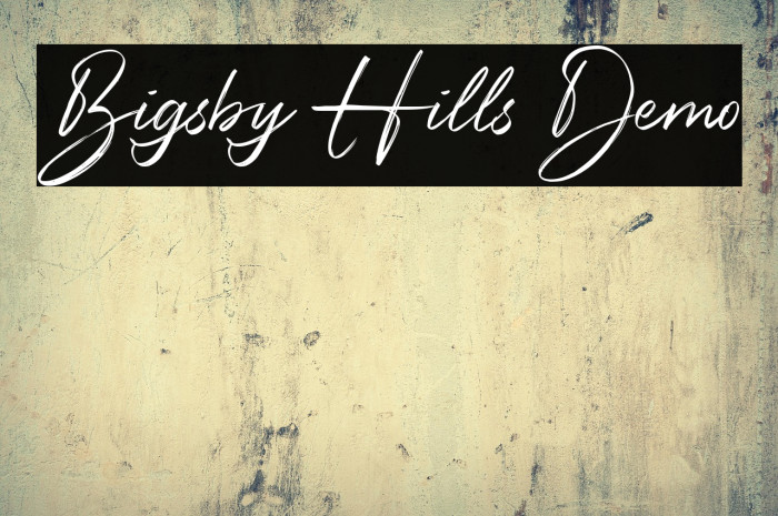 Bigsby Hills Demo Example 2