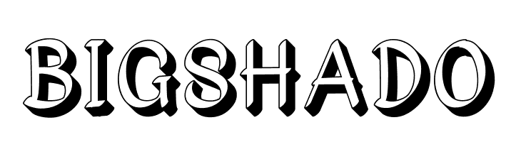 Bigshado  Free Fonts Download