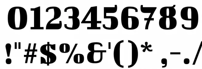 Bigshot One Font OTHER CHARS