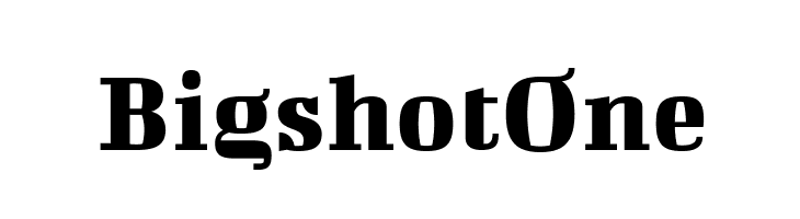 BigshotOne Font