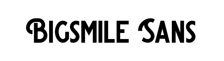 Bigsmile Sans  नि: शुल्क फ़ॉन्ट्स डाउनलोड