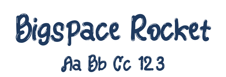 Bigspace Rocket Font Preview