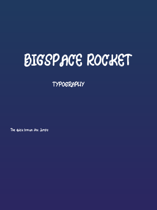 Bigspace Rocket Poster