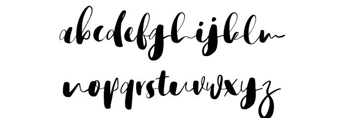 BigstormDemo Font LOWERCASE