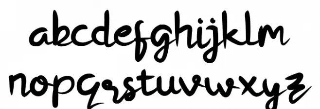 Bigswash 字体 小写