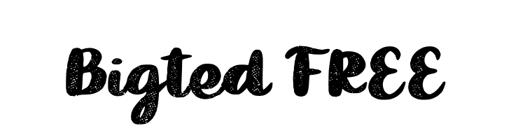 Bigted FREE  Frei Schriftart Herunterladen