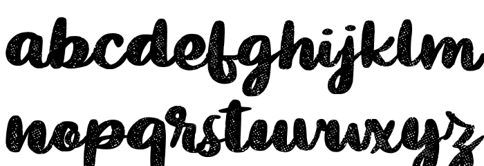 Bigted FREE Font LOWERCASE