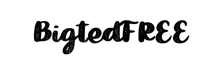 BigtedFREE  免费字体下载