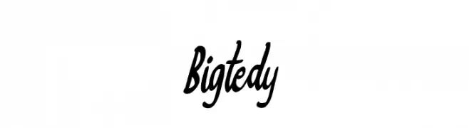 Bigtedy  font caratteri gratis