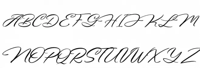 Bigtime Font UPPERCASE