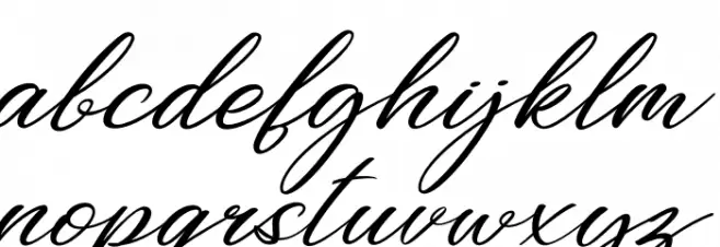 Bigtime Font LOWERCASE