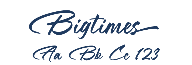 Bigtimes Font Preview