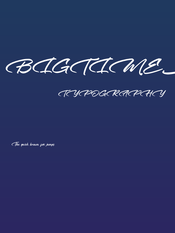Bigtimes Poster